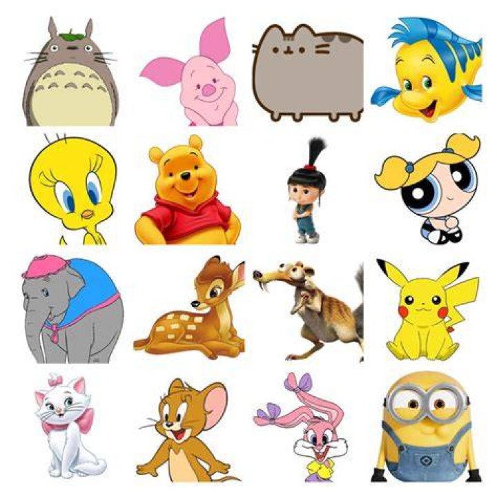 30 Cartoon Characters with Big Chins Emphasizing Personality Through