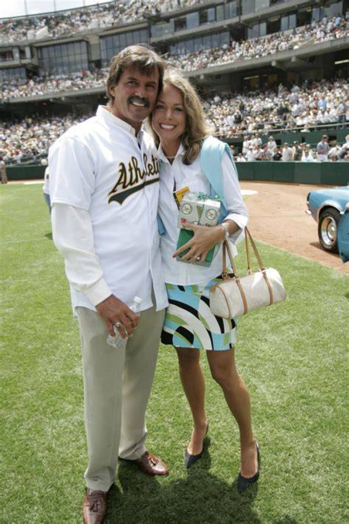 Dennis Eckersley Wife Jennifer Eckersley and Family Support The Former Picthers NESN Retirement A |