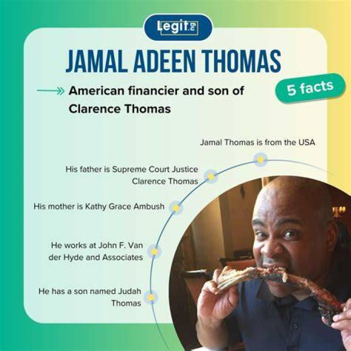 Jamal Adeen Thomas Biography & Story Clarence Thomas' Son